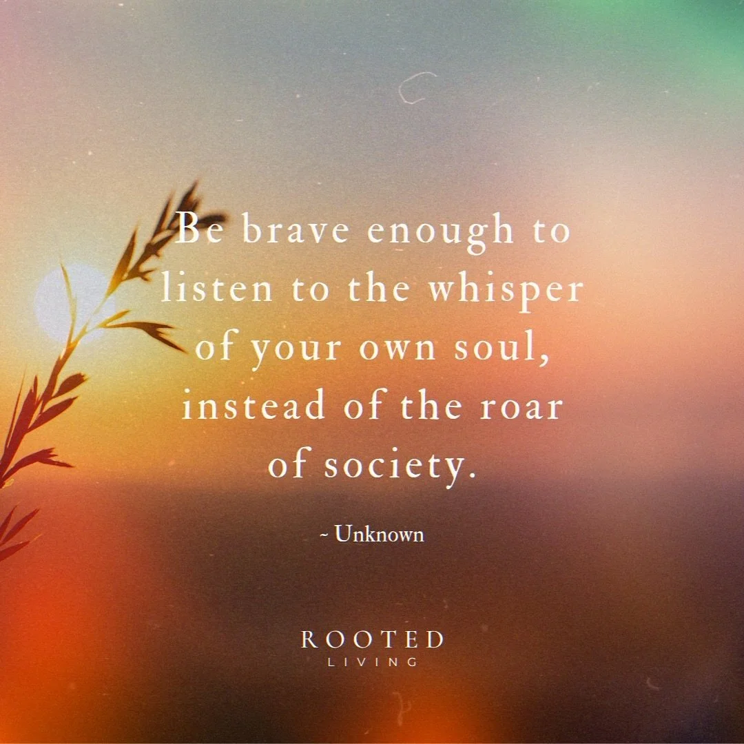 We can get so caught up in the opinions and expectations of society and how our lives are meant to look feel and be. But the most profound truths really lie in the quiet moments when we&rsquo;re just with ourselves. Your inner voice holds the key to 