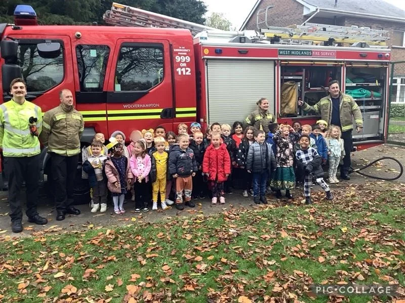 Fire Engine and Police Visit — Springdale Primary School