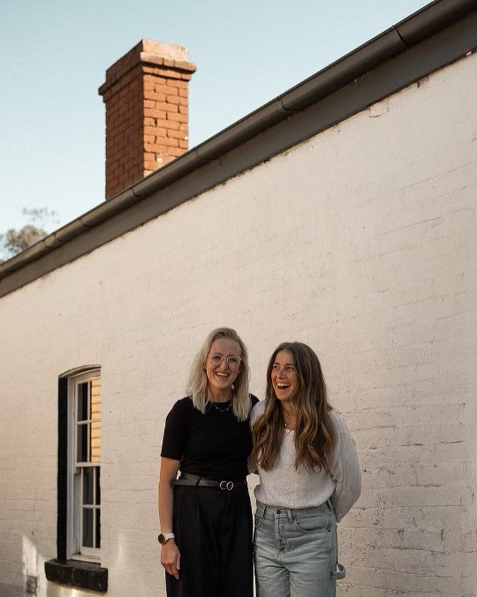 Co-owners of The Restore Essentials! We met at an @oway workshop at @crysalis_loves in Newcastle 6 years ago. Now we&rsquo;re dreaming bigger than the smiles on our face 🌱 📷 @phillipsage