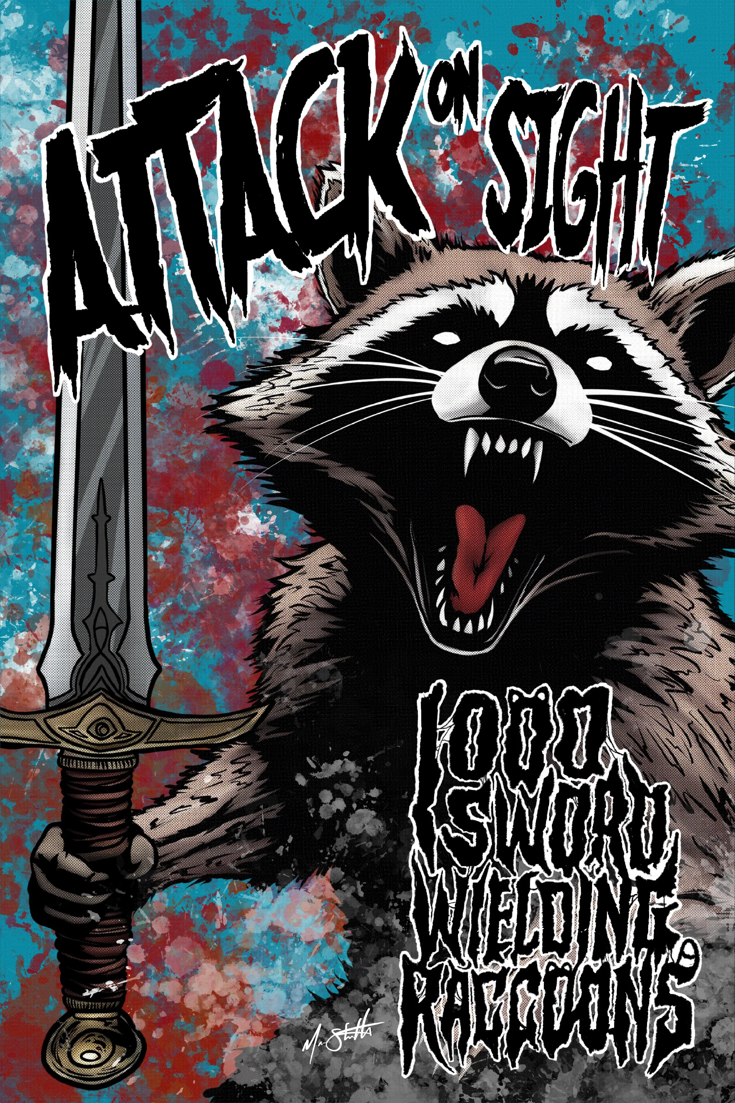 ATTACK ON SIGHT PRINT