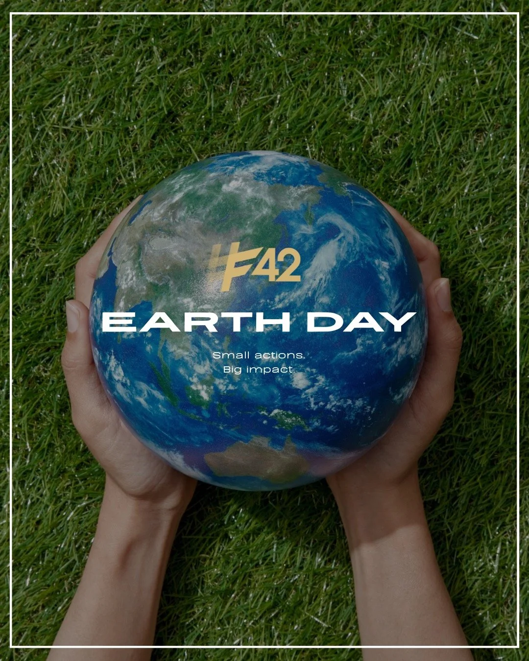 Small actions, taken consistently, create real change and at F42 are proud to be a carbon neutral business, striving towards being net ZERO. 🌍 Did you know we&rsquo;re also Albert Directory certified? ⭐️ We&rsquo;ll be sharing more on this very soon