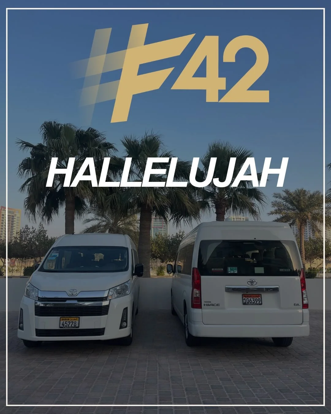 F42 Hallelujah 🙌 

We take the noise away hallelujah 🙌 

Dedicated team hallelujah 🙌 

Fast track services hallelujah 🙌 

Global partnerships hallelujah 🙌 

Endless possibilities hallelujah 🙌