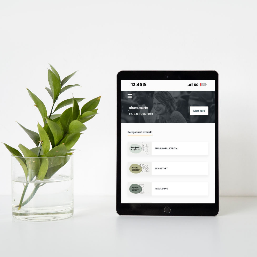 Mockup Ipad nettkurs Kreativ Signatur