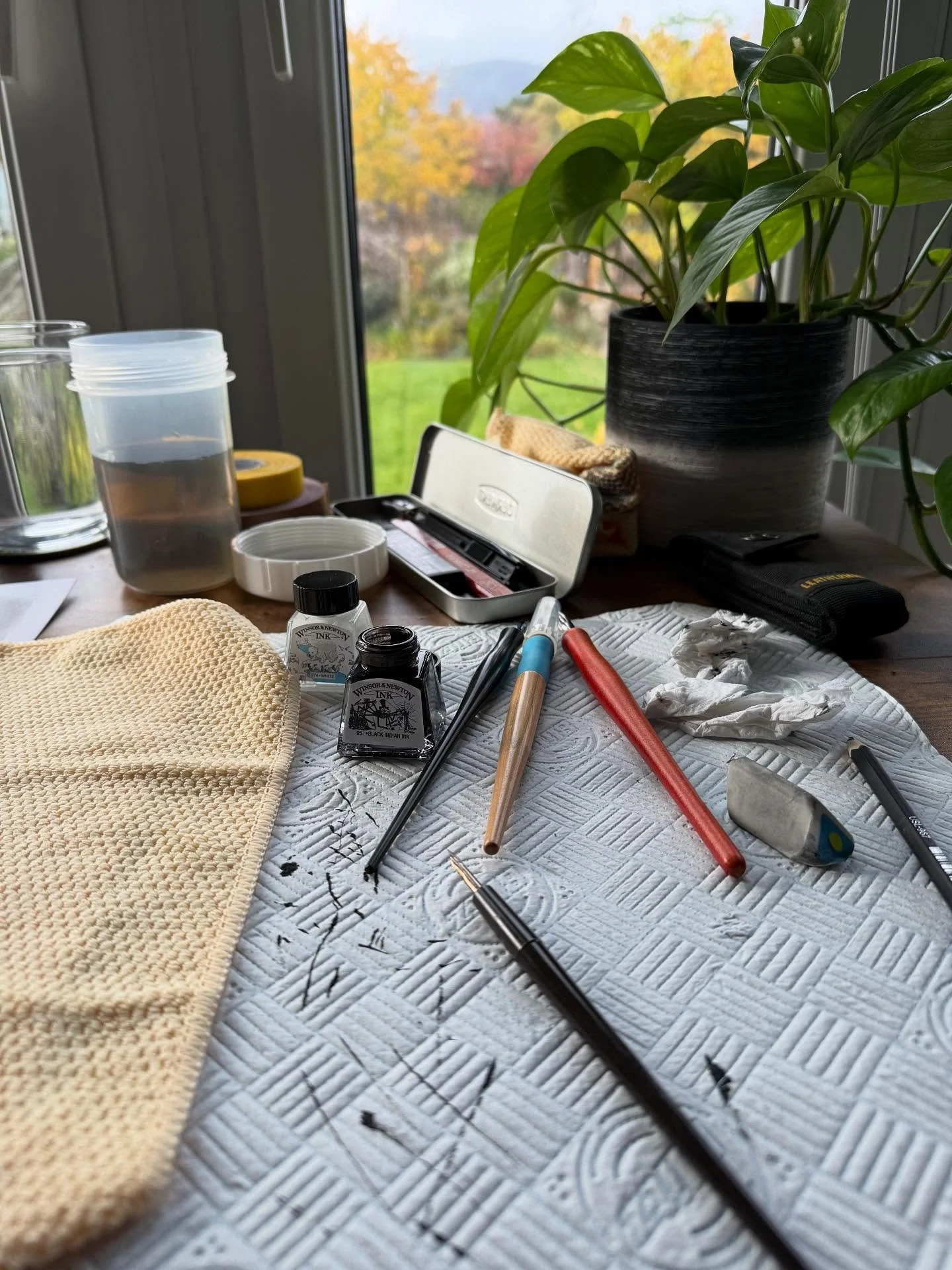 As morning views go&hellip;

Had a few mistakes and a few hiccups with the line work of a drawing yesterday, and although I&rsquo;m a fan of the little things that make artwork individual, on reflection I was pushing this limit a little too far. But 