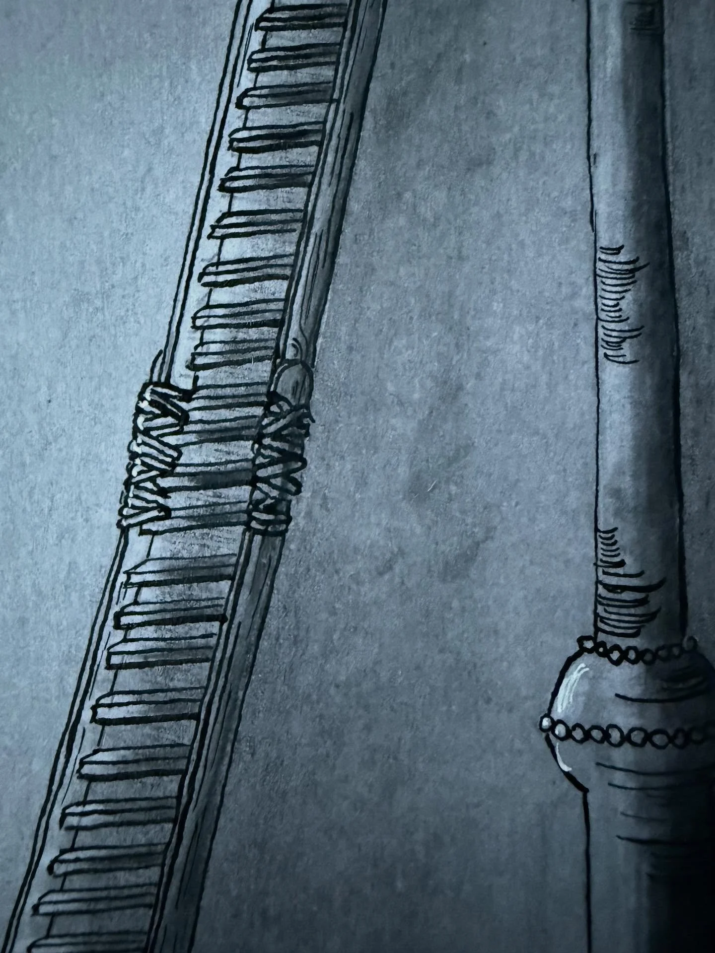 You&rsquo;ve got to love the look and feel of some dip pen lines. The feel and the depth oooh stop it! In fact, I just can&rsquo;t get enough&hellip;

Have a great day y&rsquo;all,
GK

#pencilartwork #dippendrawing #blackandwhiteillustration #spotcol