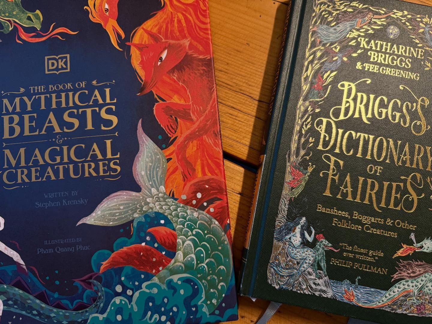 It&rsquo;s a mythological and fairylike kind of day, so there&rsquo;s only one thing for it - bring out the big guns 💪🏻

Katharine Briggs
@feegreening 
@stephenkrensky 
@pham.quang.phuc 

#britishfolklore #britishmythology #fairies #mythicalcreatur