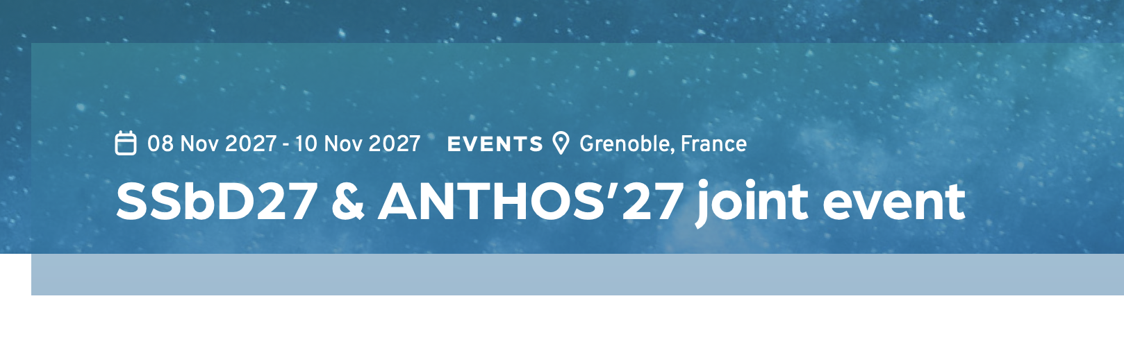 SSbD27 & ANTHOS’27 joint event