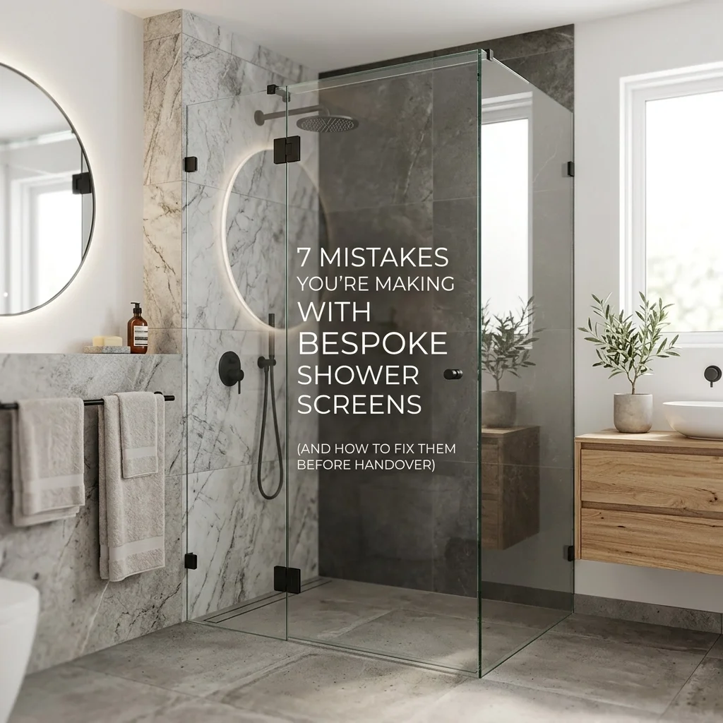 7 Mistakes You're Making with Bespoke Shower Screens (and How to Fix Them Before Handover)