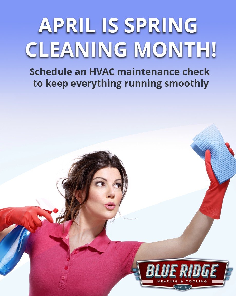 Out with the old, in with the new! April is Spring Cleaning Month, and your HVAC system deserves some TLC too. Schedule a maintenance check to keep it running smoothly. #springcleaning #hvacmaintenance