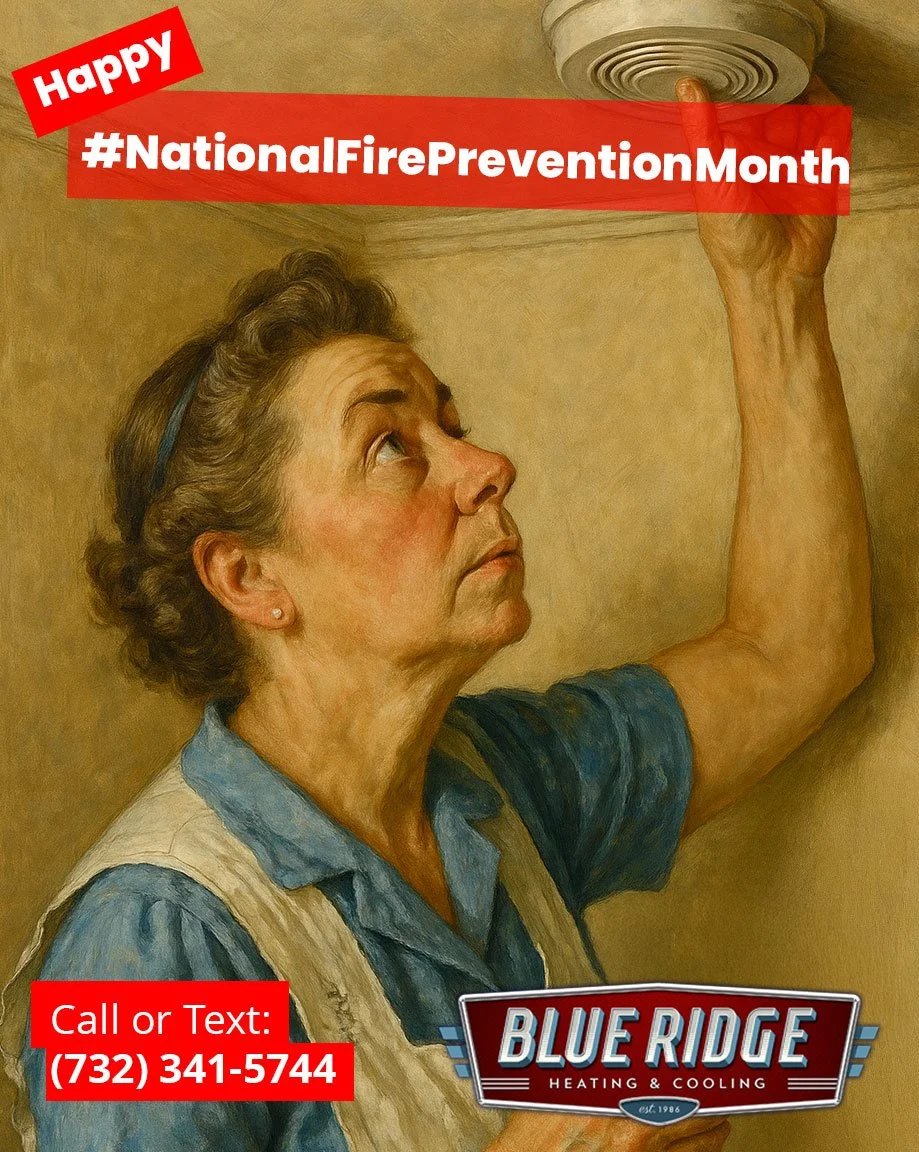October is #NationalFirePreventionMonth &ndash; make sure smoke alarms and HVAC filters are in top shape. A safe home is a comfortable home. 🔥 #SafetyFirst #BlueRidgeCares
