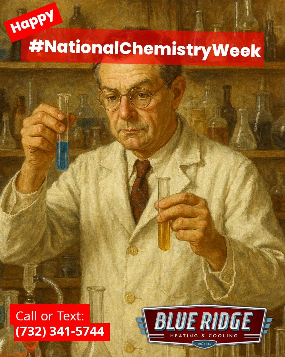 It&rsquo;s #NationalChemistryWeek! 🔬 Indoor air quality is chemistry too&mdash;filters, airflow, humidity. Let us keep that balance perfect for you. #BlueRidgeHVAC #IndoorAir