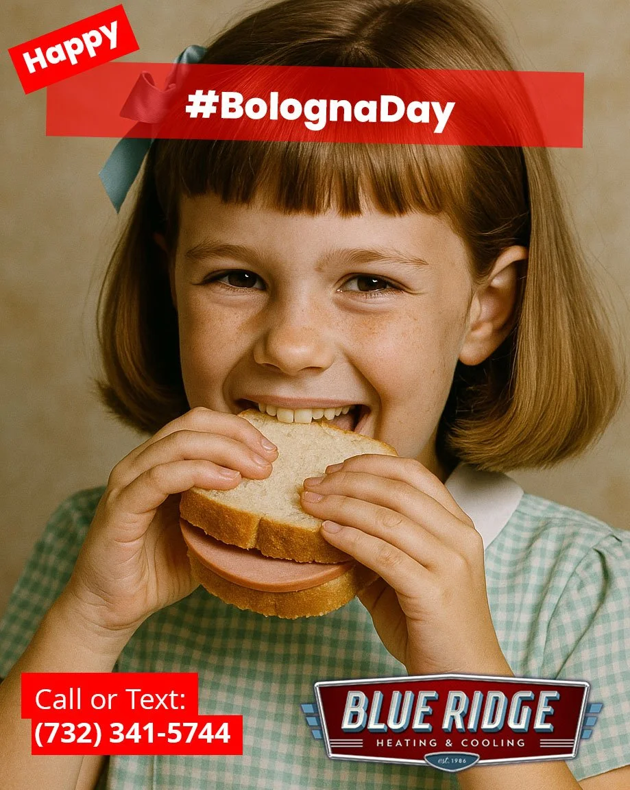 Thinking lunch? Bologna sandwich + comfy indoor temps = fall vibes done right. #BolognaDay #BlueRidgeCares