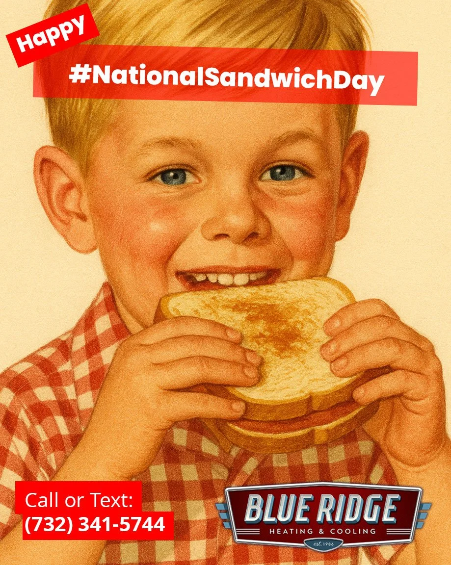 #NationalSandwichDay time! 🍞 We&rsquo;ll keep your kitchen comfy-cool while you stack the layers. #HomeComfort #BlueRidgeCares