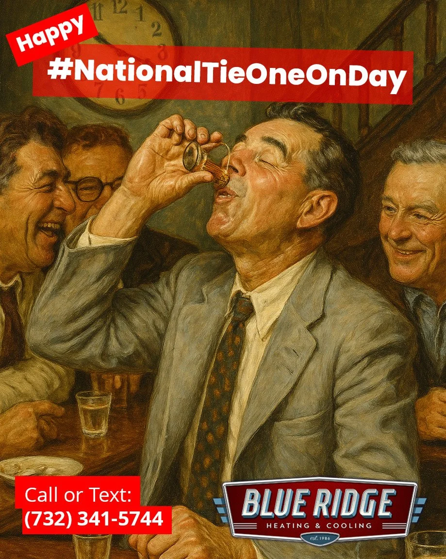 On #NationalTieOneOnDay (day before Thanksgiving) make sure your home is holiday-ready. HVAC check&hellip; done. #BlueRidgeHVAC