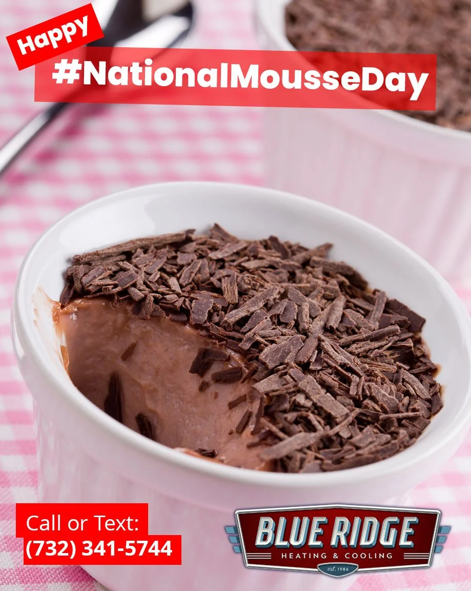 End the month on a sweet note! 🍩 Whether it&rsquo;s #NationalMousseDay or donut day in your kitchen, your comfort is always our top priority. #BlueRidgeHVAC