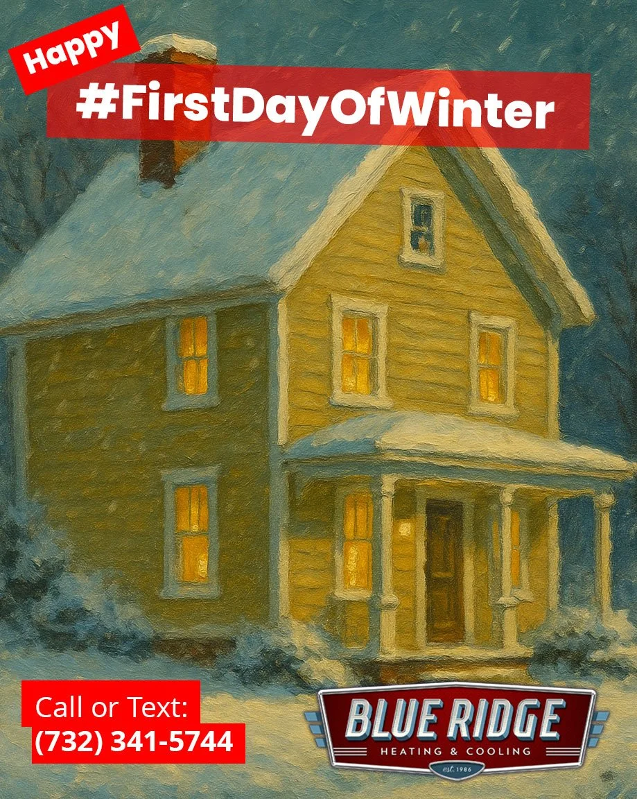 Winter starts TODAY &mdash; is your furnace ready? ❄️🔥Stay ahead of breakdowns with Blueridge maintenance. #FirstDayOfWinter #HeatingSeason #FurnaceReady #NJHomes #BlueRidgeHVAC