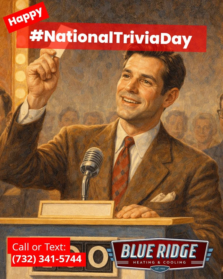 HVAC trivia: Regular maintenance can extend your system&rsquo;s life by years. True or true? 😉
 #NationalTriviaDay #HVACTips #BlueRidgeHVAC #NJHomes