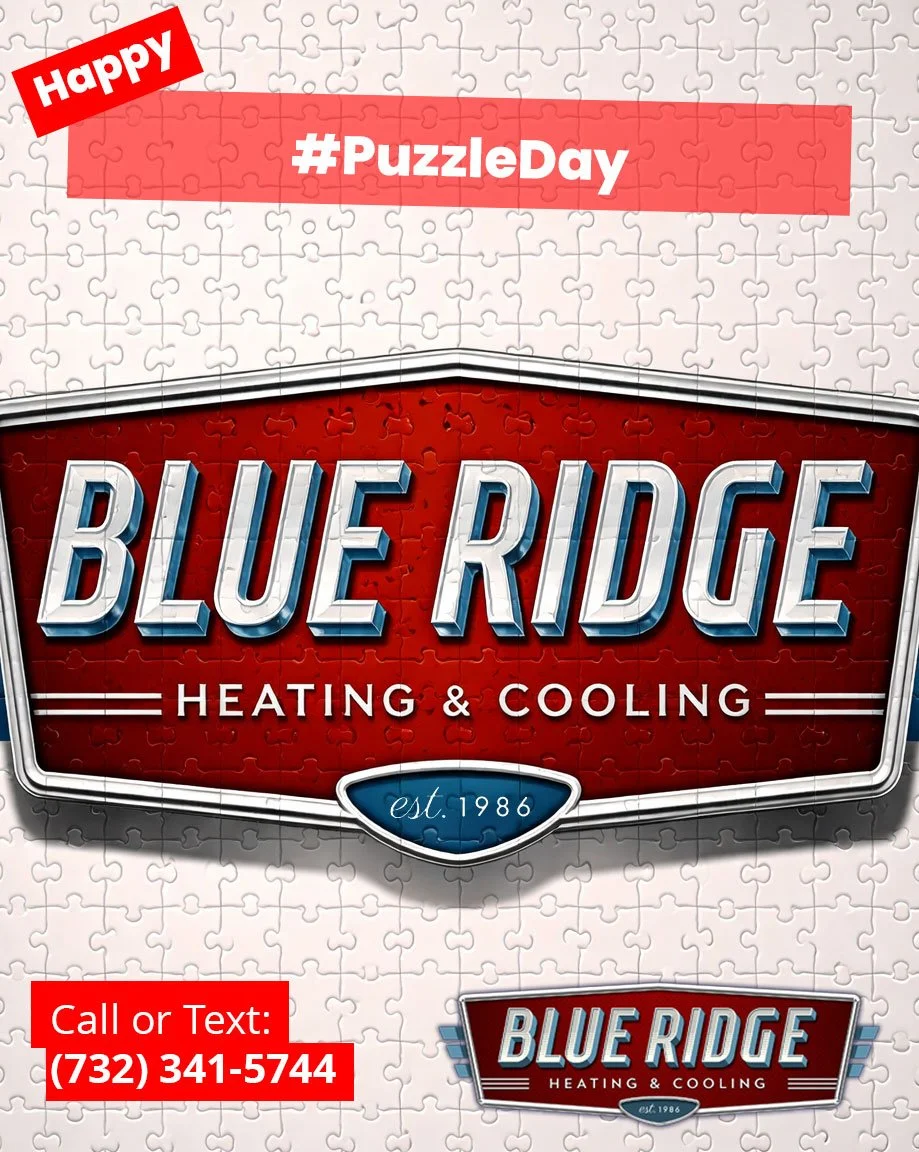 Strange noises? Uneven heat? Let us solve the puzzle for you. 🧩
 #PuzzleDay #HVACProblems #BlueRidgeHVAC