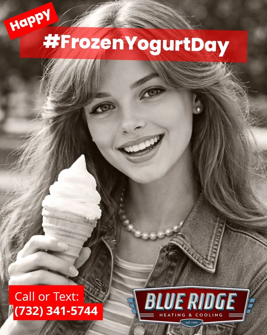 Celebrate the chill while we handle keeping your home warm! 🥶🔥 Need a winter check-up? We&rsquo;re here. #FrozenYogurtDay
