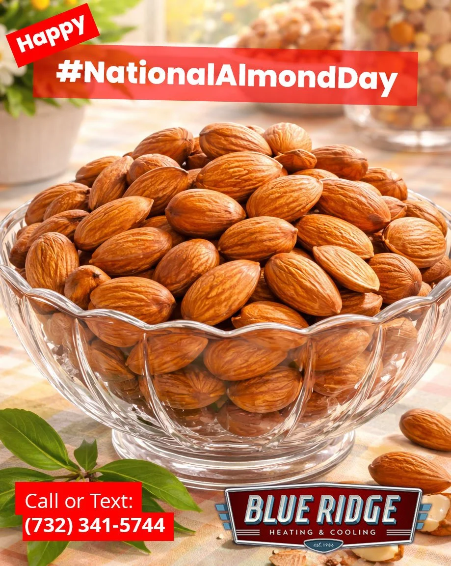 Nut-butter or almond butter? 🥜 Either way, your home&rsquo;s comfort shouldn&rsquo;t be a crunch! Check your system with us. #NationalAlmondDay