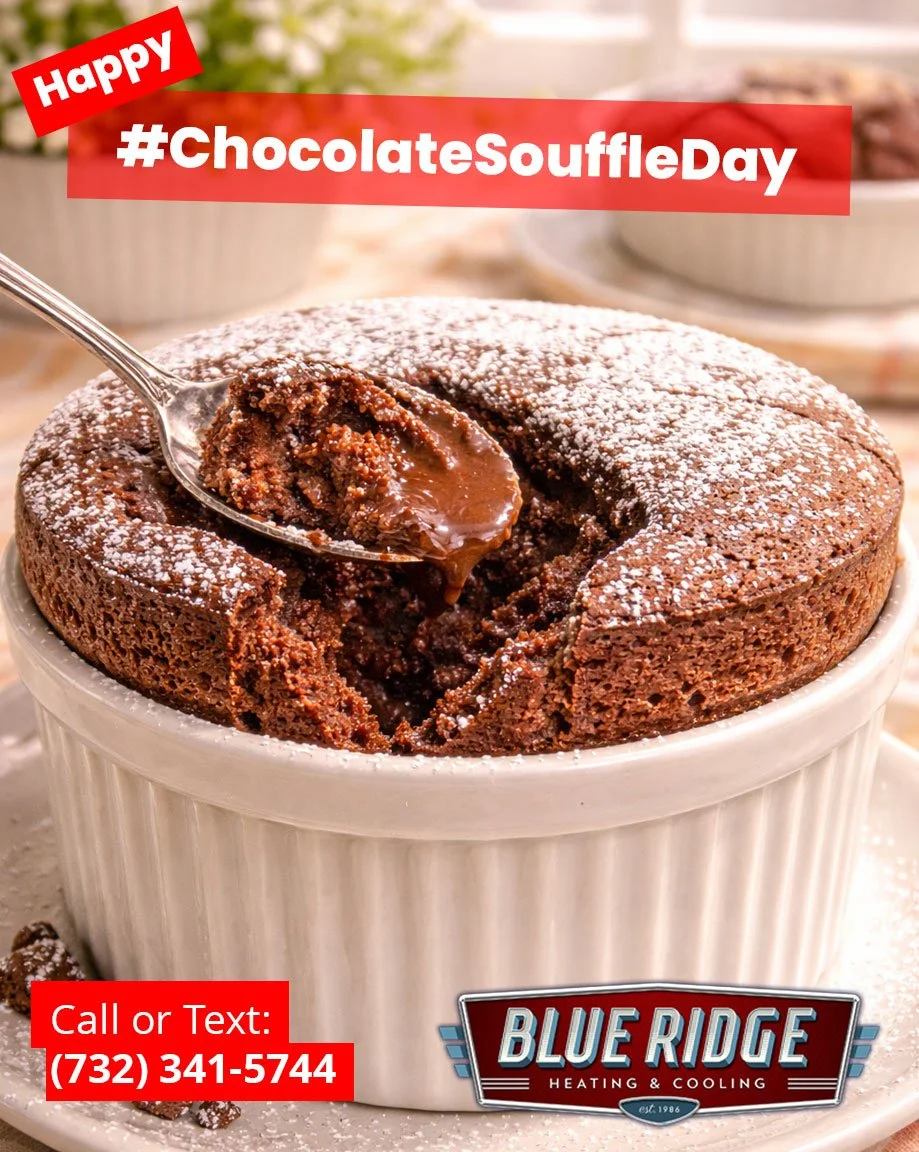 Sweet ending to February! 🍫 Keep your home&rsquo;s comfort rising high &mdash; just like a perfect souffl&eacute;. #ChocolateSouffleDay