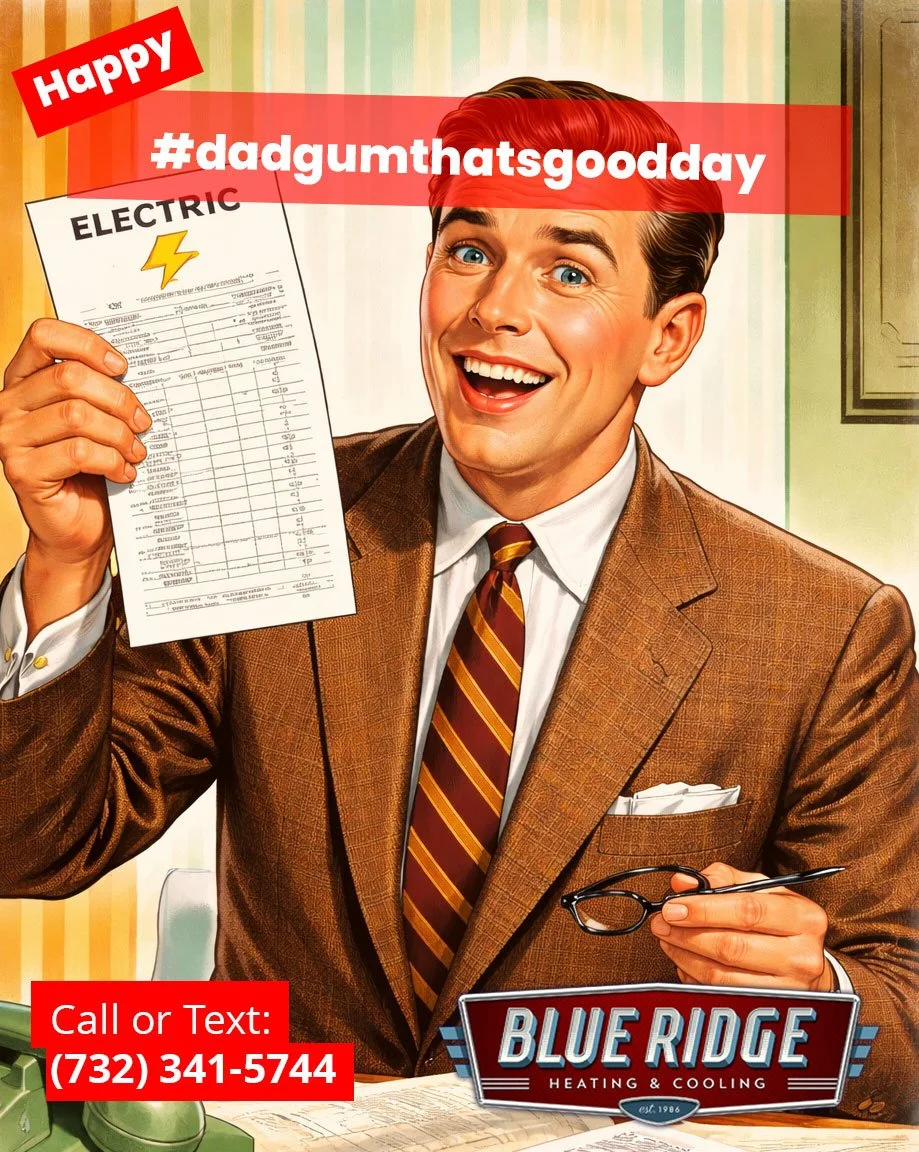If your heat&rsquo;s running smooth and your energy bill looks good&hellip; that&rsquo;s a dadgum good day. Need a tune-up before spring? We&rsquo;ve got you covered, NJ.
 #BlueRidgeHVAC #NJHVAC #HVACLife # dadgumthatsgoodday