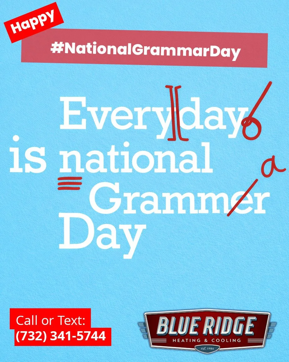 Proper airflow. Proper maintenance. Proper comfort. We&rsquo;re big fans of doing things correctly. ✔️Schedule your spring service today.
 #NationalGrammarDay #DoneRight