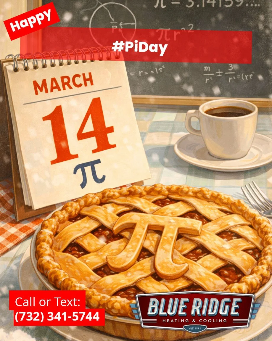 3.14 reasons to schedule HVAC maintenance: 1️⃣ Lower bills 2️⃣ Better comfort 3️⃣ Fewer breakdowns 4️⃣ Peace of mind, Happy Pi Day! 🥧 #PiDay #HVACCare