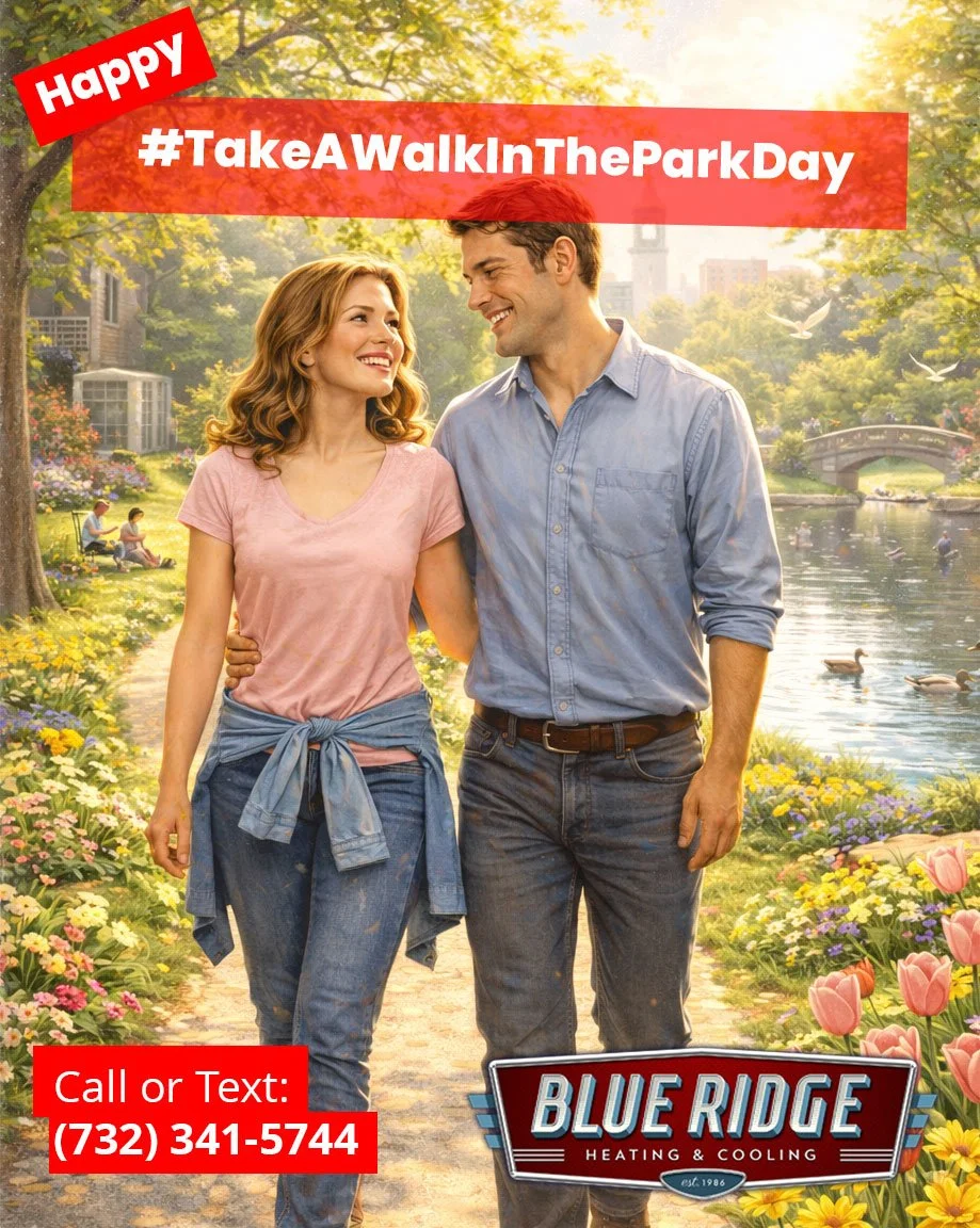 Beautiful NJ spring weather means AC season is around the corner. 🌤️
 Don&rsquo;t wait until the first heat wave. #TakeAWalkInTheParkDay #SpringPrep