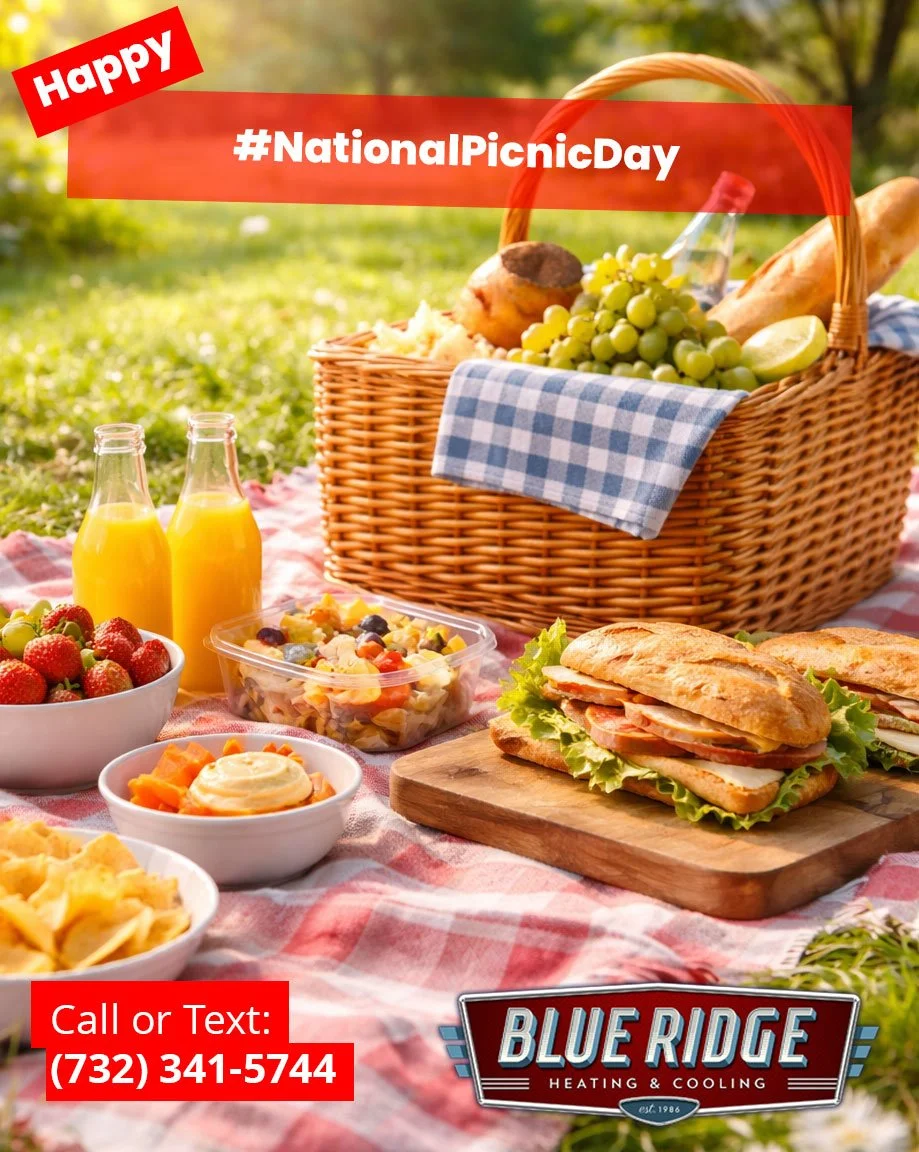 It's National Picnic Day! Nothing ruins a perfect picnic faster than coming home to a hot, stuffy house. 🥵 Make sure your AC is ready to keep things cool when you get back! A quick tune-up now = comfort all season long. 👍#NationalPicnicDay #StayCoo