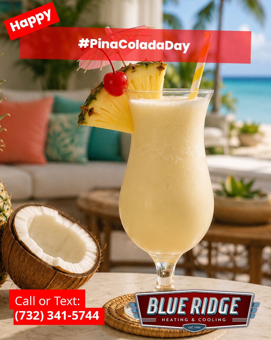 Bring vacation vibes home with a cool, comfortable house. Whether you're relaxing indoors or hosting friends, we'll help keep the temperature just right. #PinaColadaDay