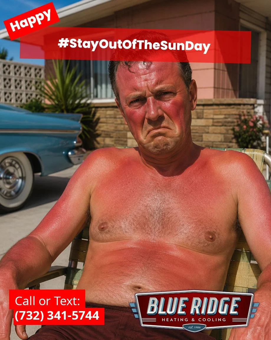 Today is National Stay Out of the Sun Day&mdash;and we're all for it! Stay inside, relax, and let your AC keep you cool while the summer heat does its thing outside. #StayCool #NJHVAC
