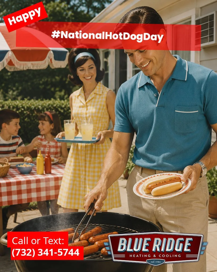 Backyard BBQ? We've got the indoor comfort covered. Stay cool between trips to the grill with reliable air conditioning. #NationalHotDogDay