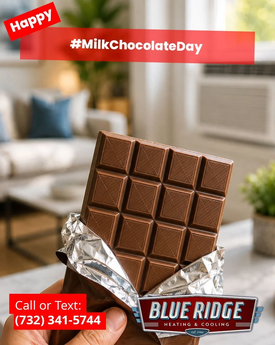 Chocolate belongs in your hand&mdash;not melting on the counter. Keep your home cool all summer long. #MilkChocolateDay