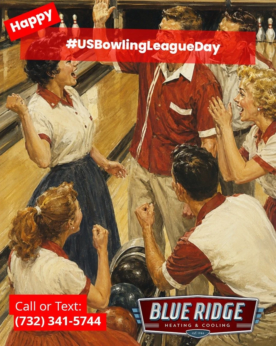 It&rsquo;s U.S. Bowling League Day! 🎳
Whether you roll strikes, spares, or straight into the gutter, there&rsquo;s one score everyone can agree on:
A comfortable home is a perfect 300.
#USBowlingLeagueDay #BlueRidgeHVAC #NJHVAC #HomeComfort