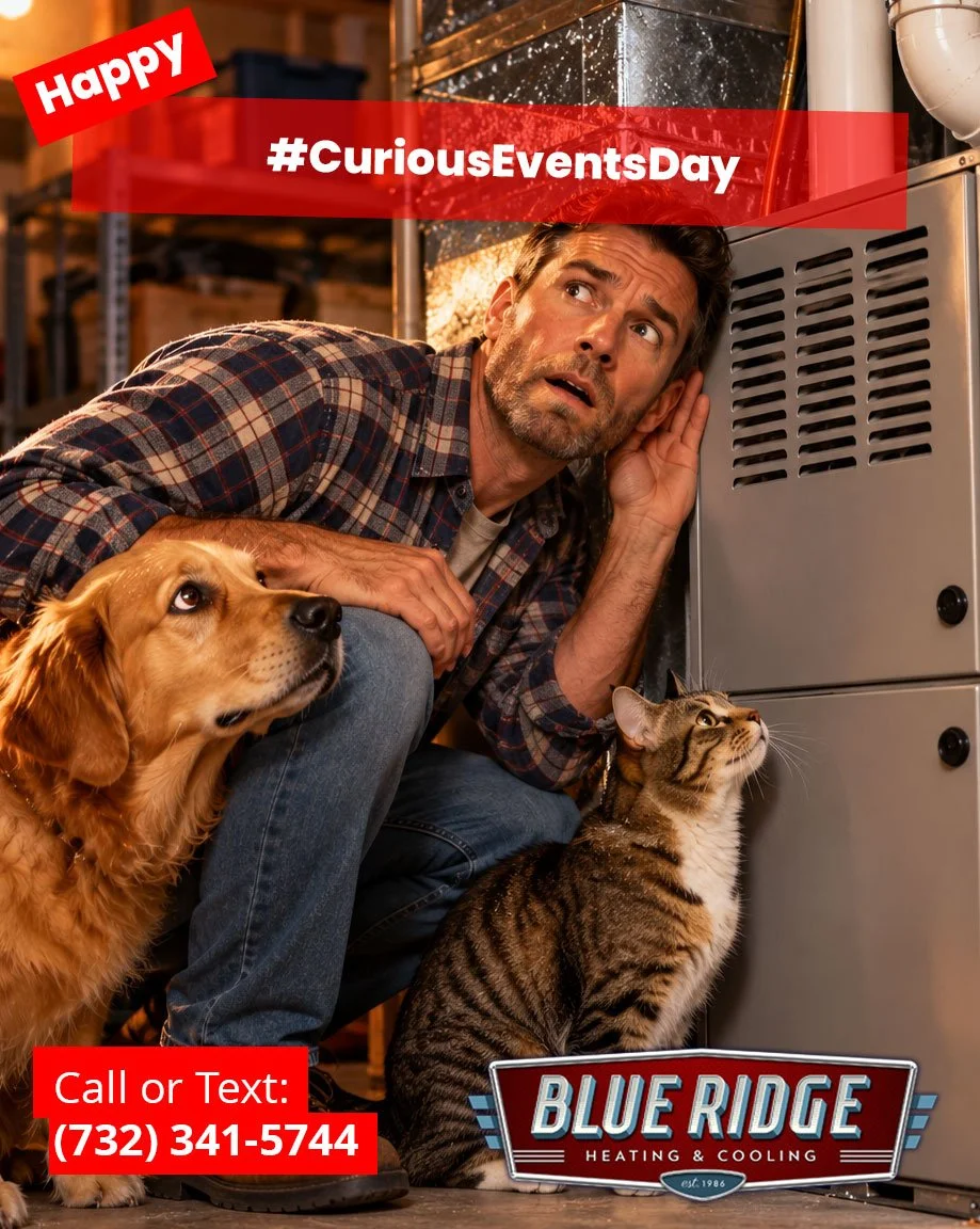Ever hear a strange noise coming from your HVAC system and think&hellip;&ldquo;That&rsquo;s probably nothing.&rdquo; Famous last words.
#CuriousEventsDay #BlueRidgeHVAC #HVACHumor