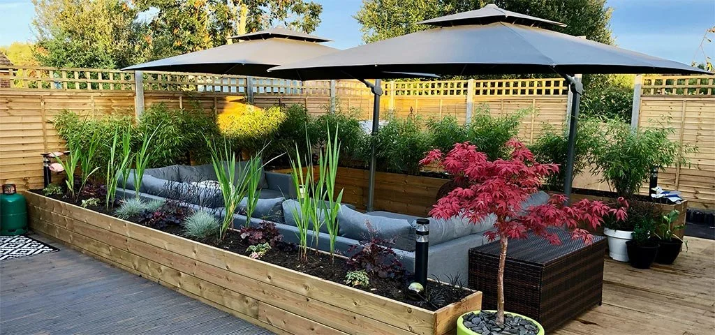 Beautiful contemporary garden designed by OX Garden Design