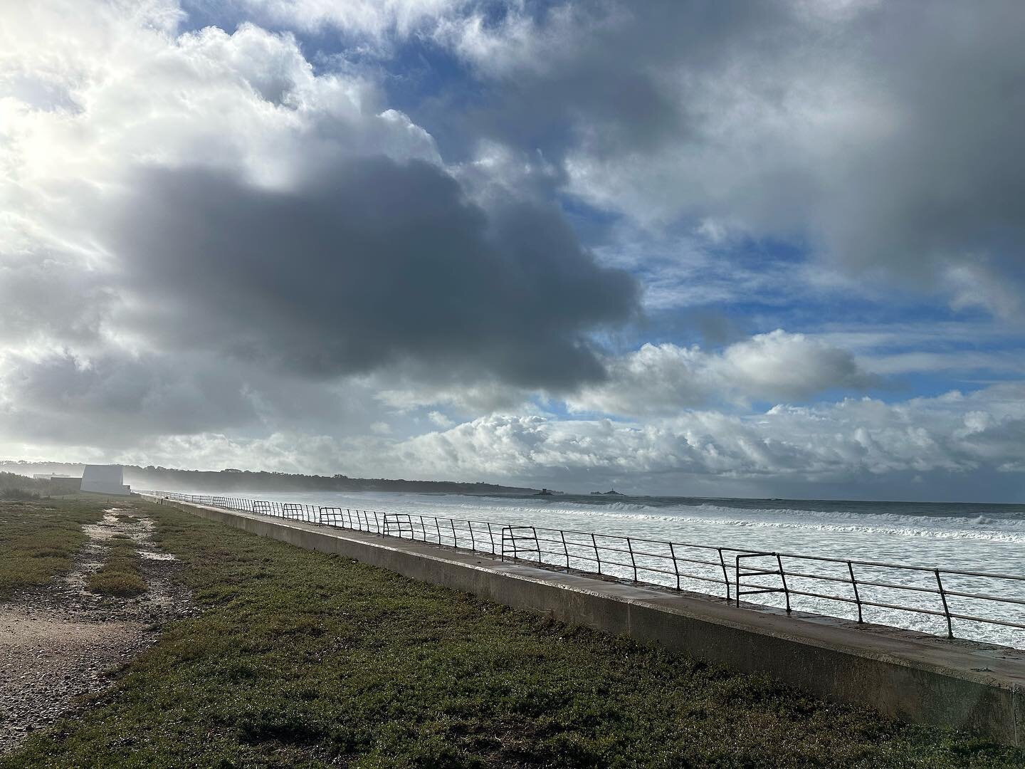 Post-storm Ciar&agrave;n down in st Ouen&rsquo;s bay.

It&rsquo;s not been as badly hit as the east and south of the island, possibly thanks to high WW2 sea wall, fewer coastal structures and obviously its distance from the tornado. 

Much damage els