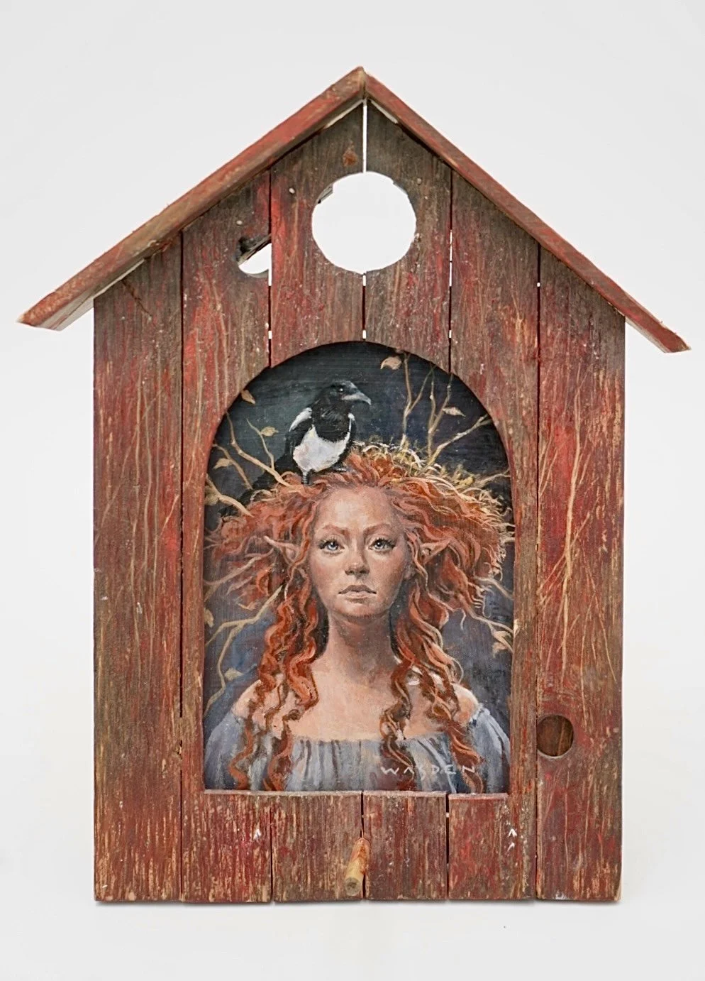 “Two for Joy,” oil on board, sold