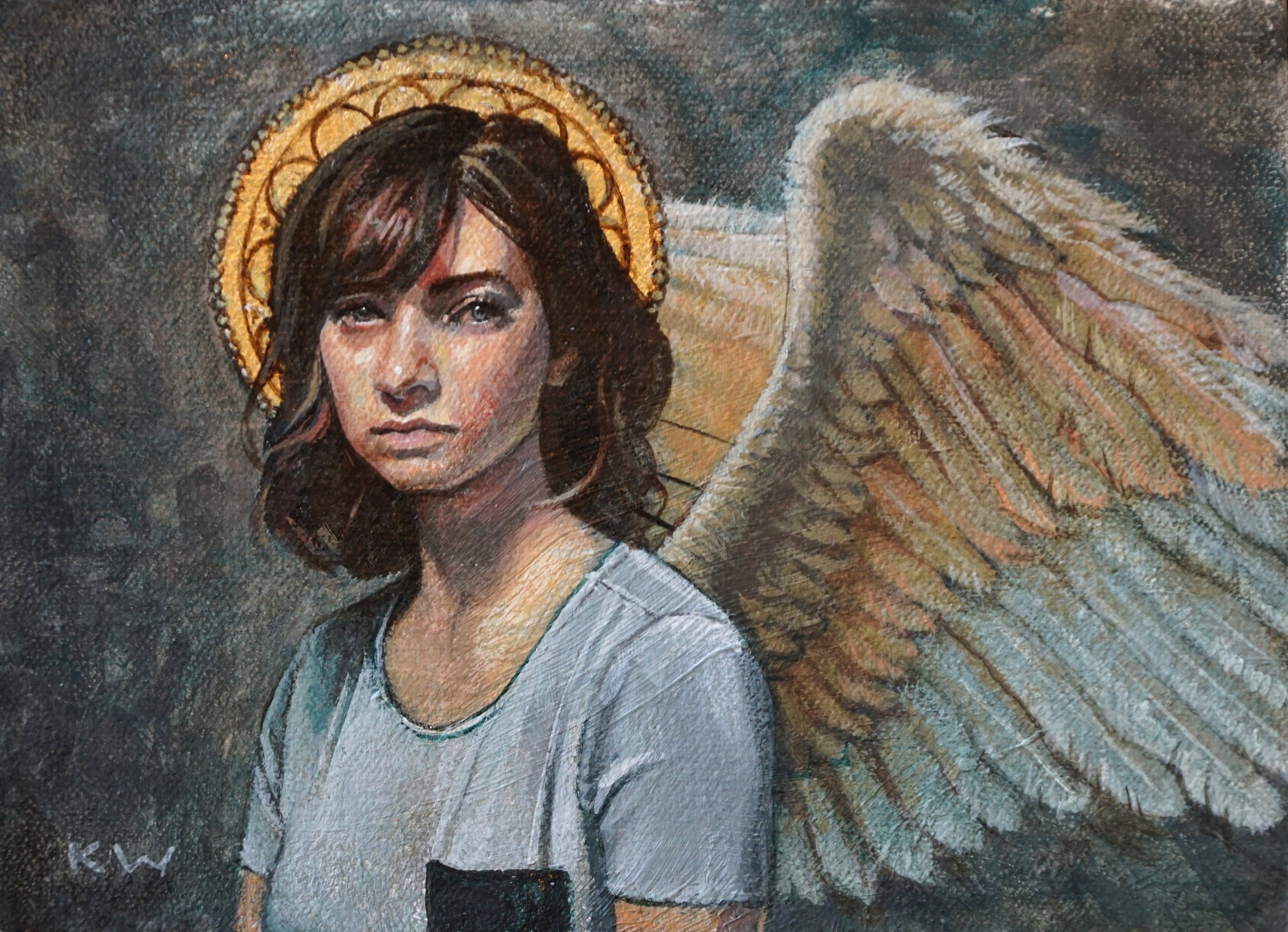 “Tribulation,” acrylic on canvas 