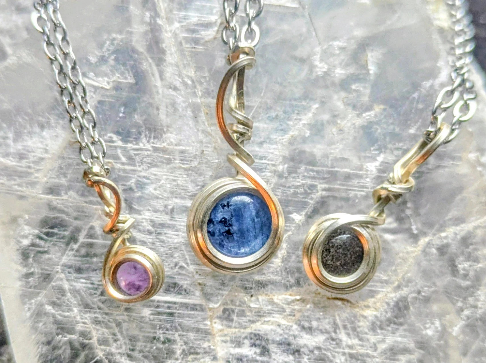 Elegant Simplicity Pendant- Copper, Silver, Gold