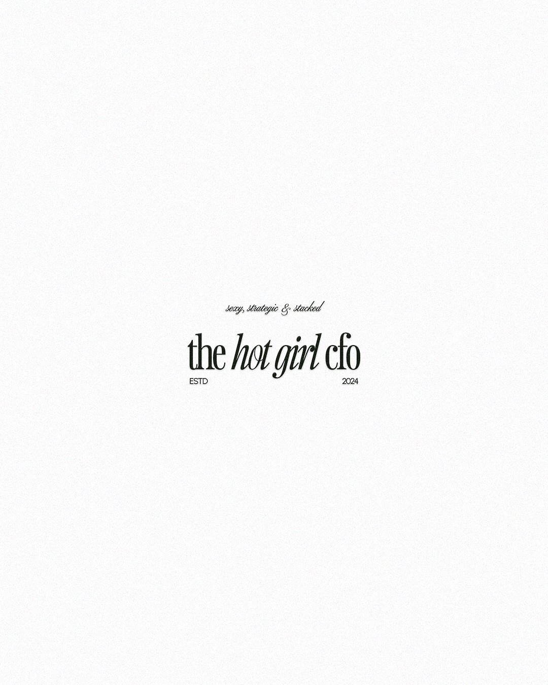 get into this branding for @thehotgirlcfo

absolutely OBSESSED with the fun, edgy vibe we created, which perfectly captures her energy and confidence. everyone knows one thing about me is that i&rsquo;m going to love anything that&rsquo;s fun, bold a