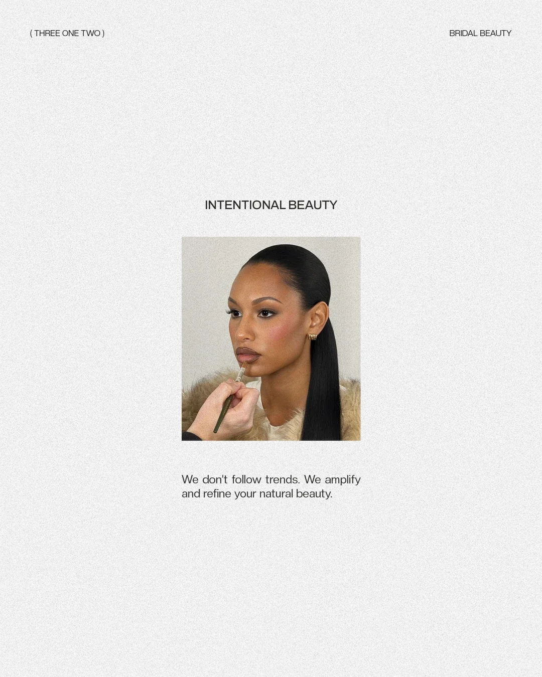 Cover page with a woman having makeup applied, text about natural beauty and trends.