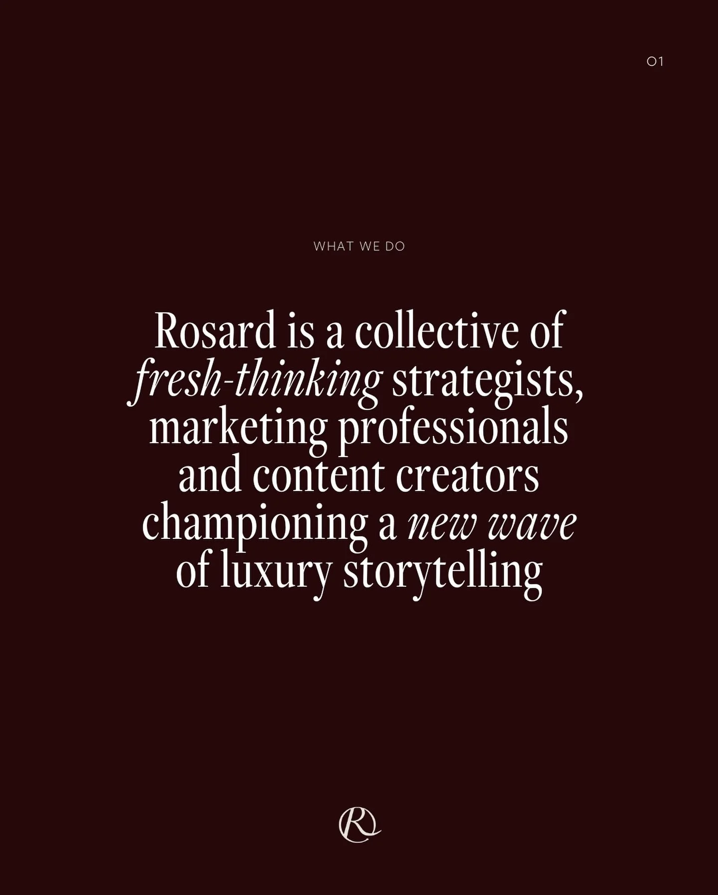 Our approach to marketing is powerful, but intentionally simple.

After years of working with luxury travel, hospitality and wellness brands, we distilled our method into three clear pillars:

💡Clarity,
🎞️Content,
💬Community.

Whether we work with