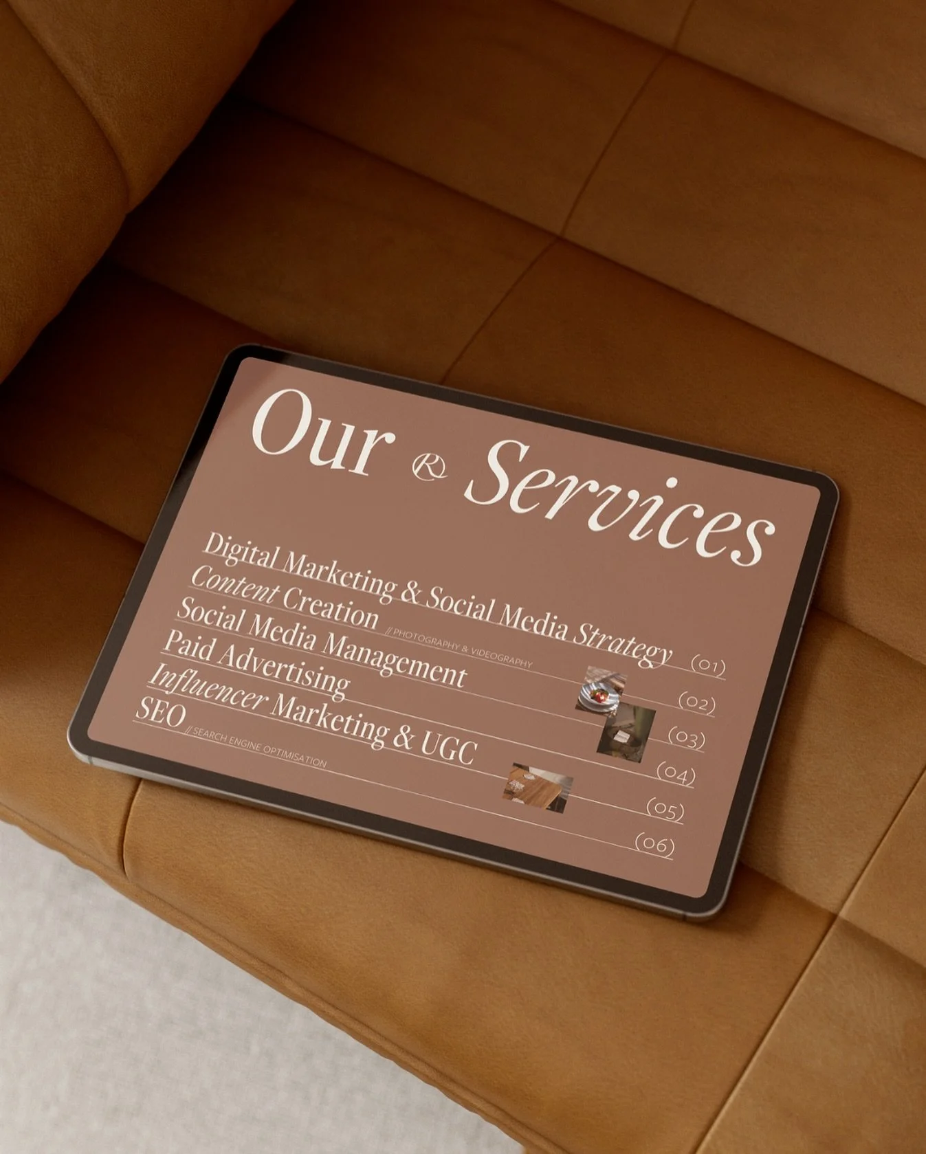 Rosard offers integrated solutions that encompass the full suite of creative marketing services.

Depending on your goals and the challenges you face, we&rsquo;ll propose a roadmap comprising one or more of these services.

Why do we offer them all?
