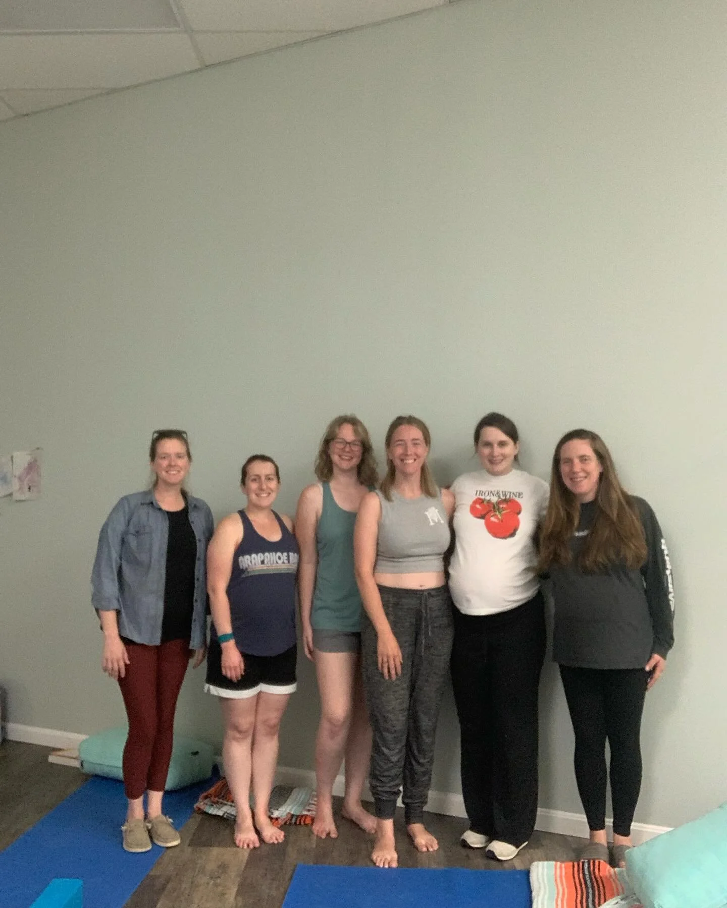 Last class of this prenatal yoga series group tonight 🥲

So honored to hold this space and be a room full of pregnant people together in community 🥹

And so excited for the mamas that will be meeting their babies face to face soon! 🧡

Next prenata
