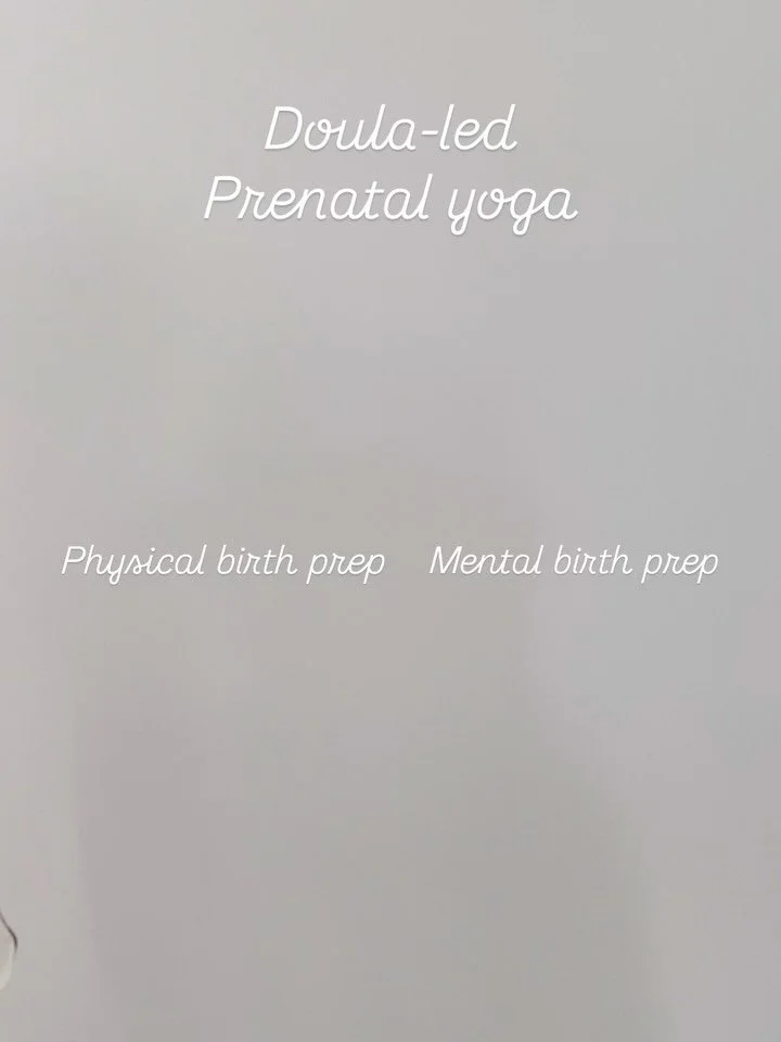 Benefits of prenatal yoga, meet benefits of having a doula in your world. 

First series of 2026 starts Jan 7th - registration now open 🙂

Message me if you want to drop in to our current series for a free class to see what it&rsquo;s all about 💌

