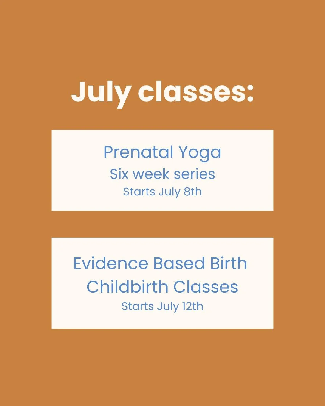 May classes completely sold out - next series starts in July! 🍉 🌞 

When you're in my classes, we focus on three things for both you AND your partner: 

~being informed (so important!)
~nervous system regulation (so impactful!)
~wholehearted suppor