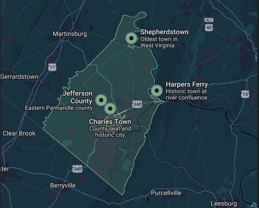 jefferson county map