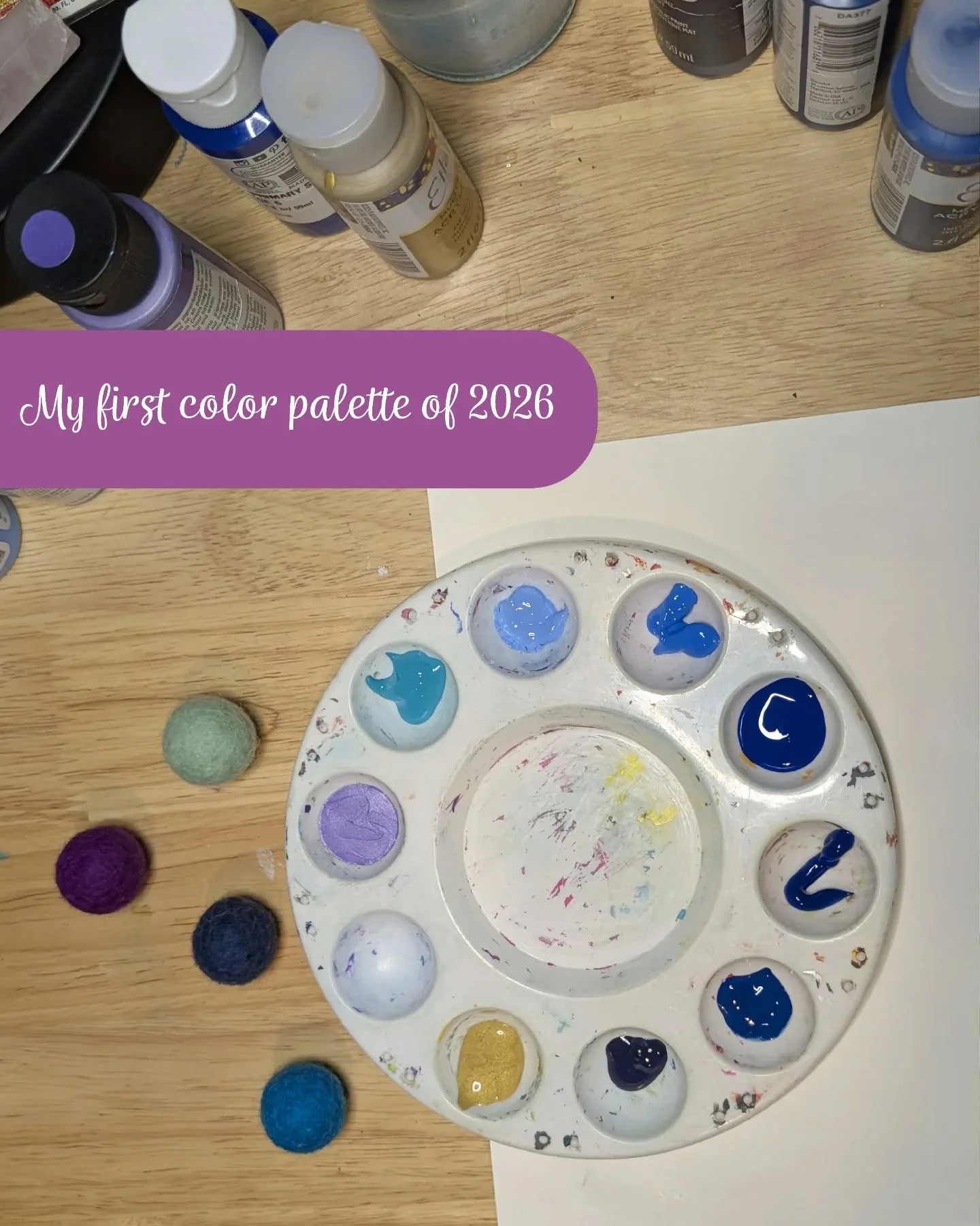 Moving slowly through the first days of 2026. Intentions are set. Anticipation is building. Creative play is leading the way! My word of the year is TRANSFORMATION. Creating this piece was a playful way to keep that in mind!

What is your word of the